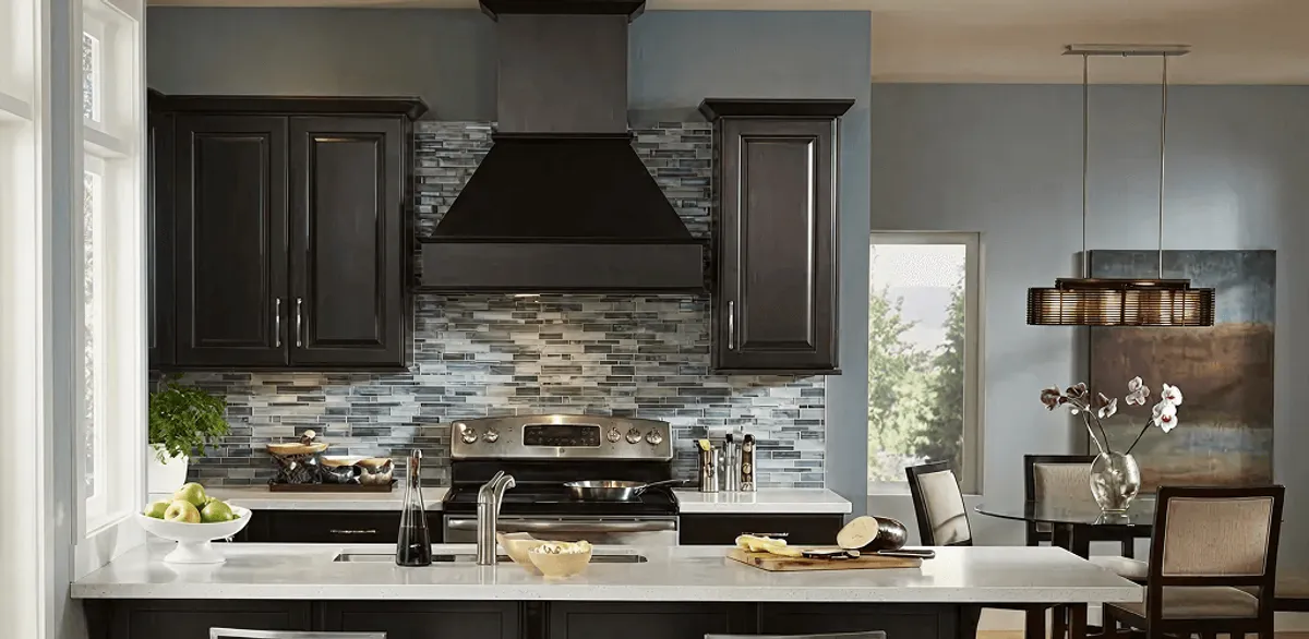 Kitchen cabinet painting and refinishing in a modern kitchen in Dover, DE
