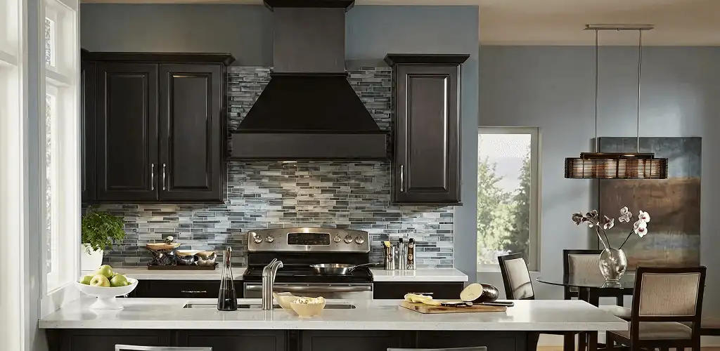 Kitchen cabinet painting and refinishing in a modern kitchen in Dover, DE